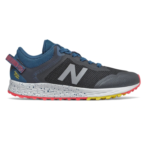 New Balance W 童鞋 大童 慢跑 緩震 Fresh Foam 網布 黑 藍【運動世界】YATARIBL