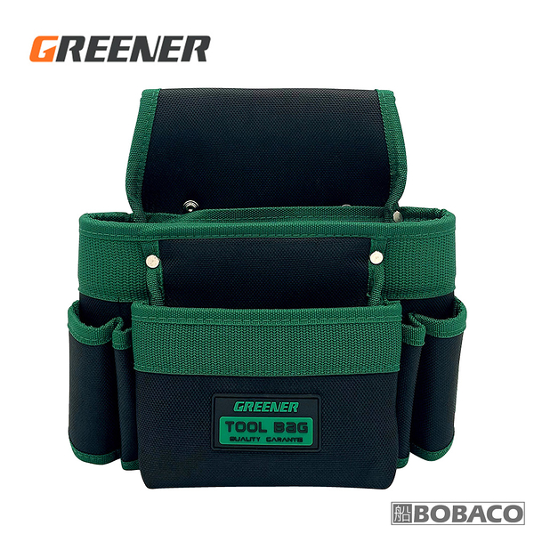 greener【十合一釘子工具包 bgr-i (送黑色腰帶)】可放電鑽 電工 木工 工具袋 收納袋 工作包 工具收納