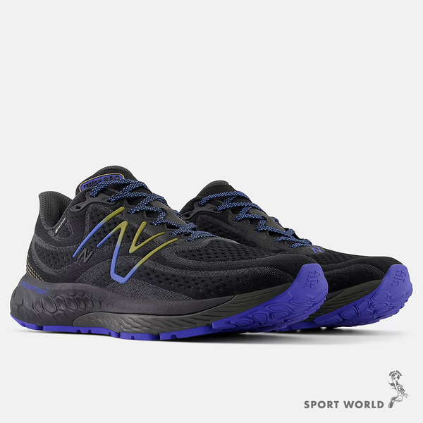 New Balance Fresh Foam X 880 V13 男鞋 慢跑鞋 GTX 黑藍【運動世界】M880GQ13-2E product thumbnail 3