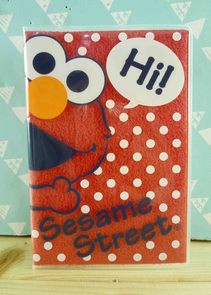 【震撼精品百貨】Sesame Street_芝麻街~證件套-紅點