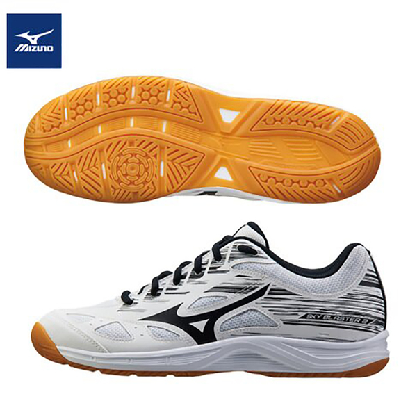 MIZUNO SKY BLASTER 2 男鞋 女鞋 羽球 手球 橡膠 耐磨 止滑 白黑【運動世界】71GA204590 product thumbnail 3