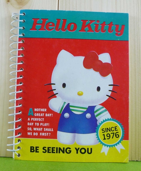 【震撼精品百貨】Hello Kitty 凱蒂貓~筆記本~站~紅【共1款】