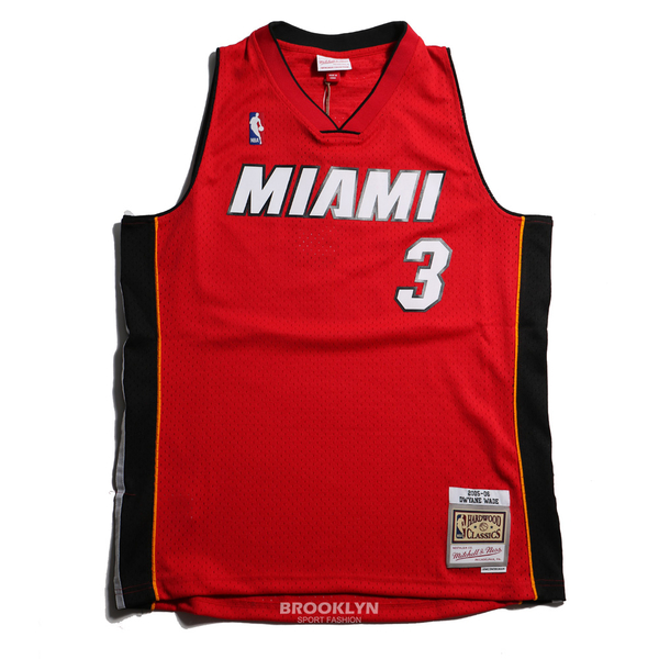 MITCHELL & NESS M&N 球衣 05-06 熱火 韋德 3號 球迷版 SMJY3495-MHE05DWAUNRD (布魯克林) MNSWJG2262E product thumbnail 2