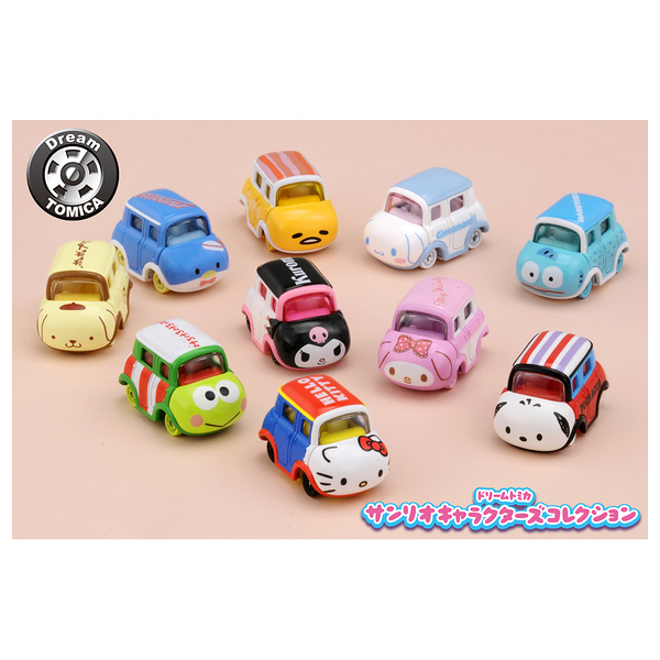 【震撼精品百貨】 TOMICA多美~Dream TOMICA 夢幻多美小汽車 三麗鷗家族(一組10入)#13390