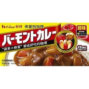 好侍 佛蒙特咖哩塊 甜味 230g【康鄰超市】