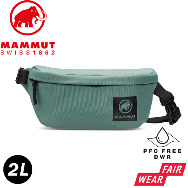 【MAMMUT 長毛象 Xeron Classic Waistpack 2L腰包《深玉石綠》】2810-00471/斜背包/小包