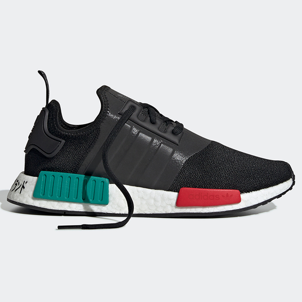 Adidas NMD R1 男鞋 女鞋 慢跑 休閒 襪套 BOOST 日文 黑【運動世界】EF4260 product thumbnail 8