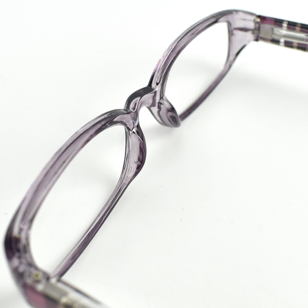 老花眼鏡 紫色格紋方框眼鏡 NYK19 product thumbnail 8