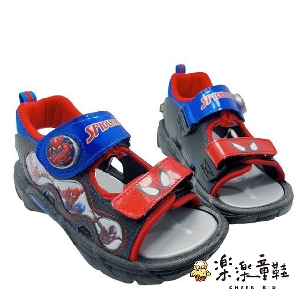 【菲斯質感生活購物】【限量特價!!】台灣製蜘蛛人電燈涼鞋 男童鞋 涼鞋 兒童涼鞋 燈鞋 電燈鞋