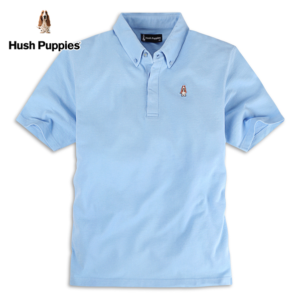 Hush Puppies POLO衫 男裝暗門襟小狗標寬鬆落肩POLO衫