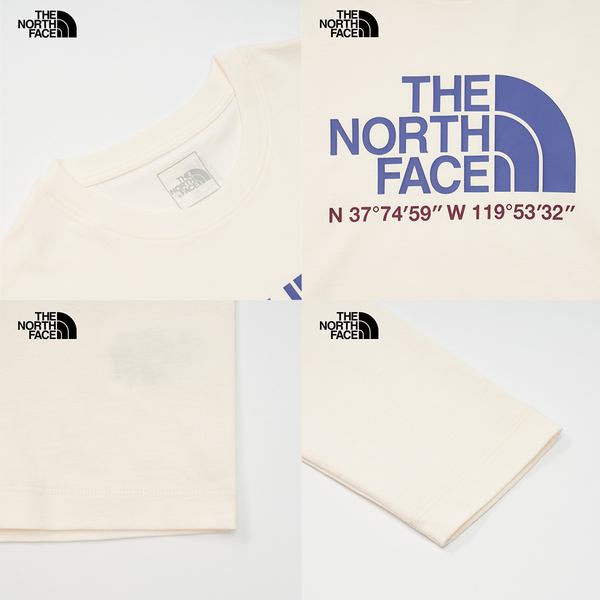 The North Face 北臉 男裝 長袖上衣 大Logo 米白【運動世界】NF0A86PXN3N product thumbnail 6