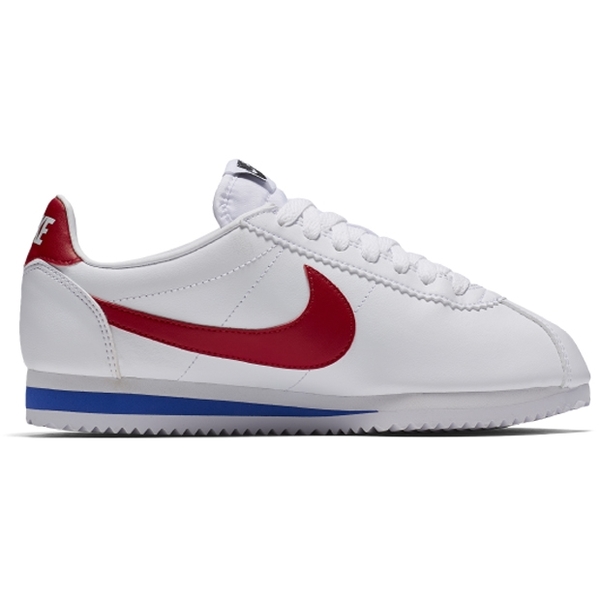 【現貨】NIKE CLASSIC CORTEZ LEATHER 男鞋 女鞋 休閒 阿甘 皮革 經典 白紅藍【運動世界】807471-103 product thumbnail 3