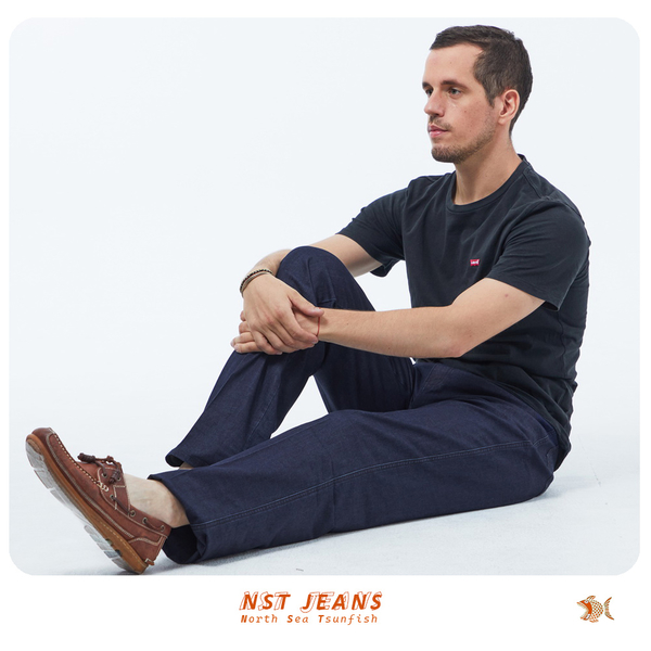 【NST Jeans】夏季薄款 Indigo 靛藍魅力牛仔褲(中腰直筒) 台製 395-66840 product thumbnail 6