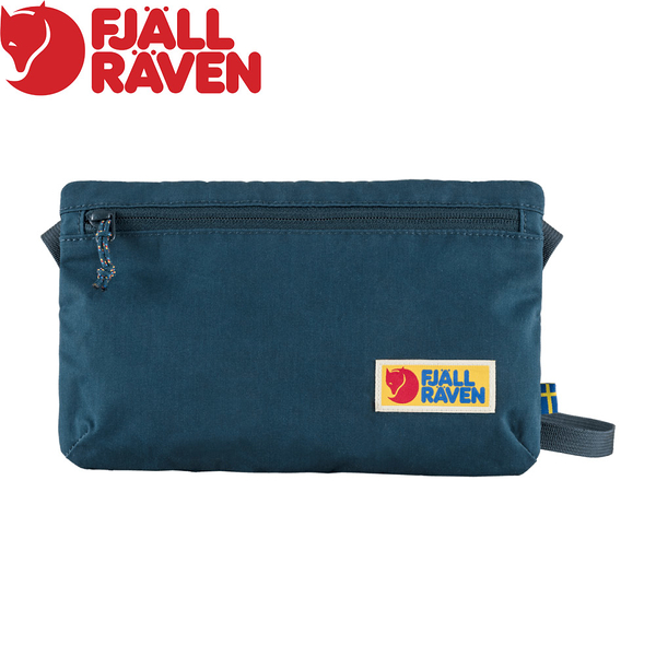 【Fjallraven 小狐狸 Vardag Pocket旅行隨身袋《風暴藍》】F272486/休閒包/斜背包