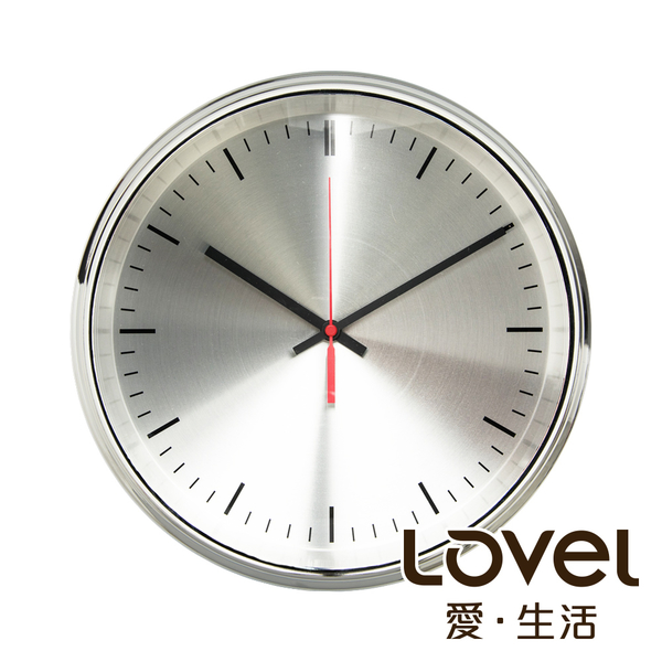 Lovel 31cm工業極簡鐵框魚眼鏡面靜音時鐘 - 共2款 product thumbnail 2