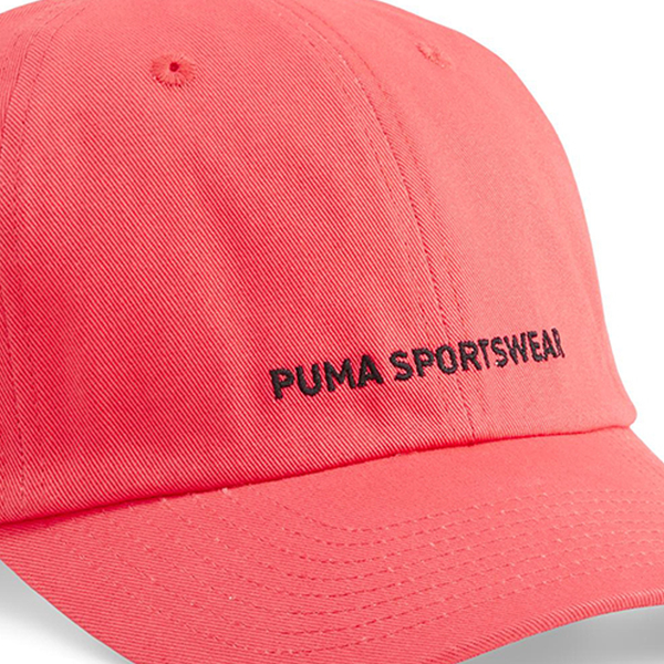 PUMA 帽子 基本系列 SPORTSWEAR 橘紅 棒球帽 老帽 02403608 product thumbnail 3