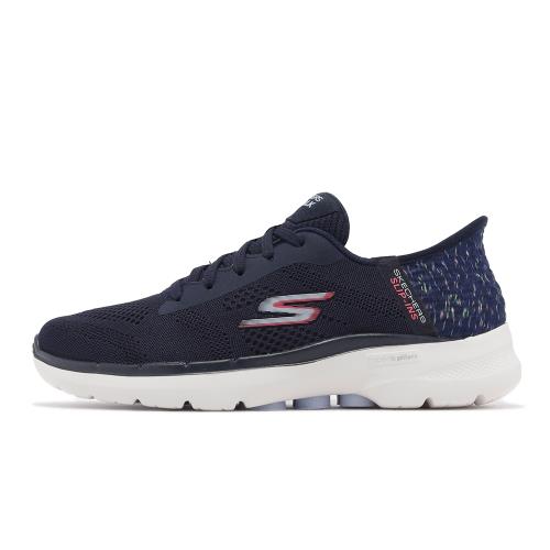 SKECHERS GO WALK 6 女鞋 健走 瞬穿舒適 124627NVMT【KAORACER】 product thumbnail 2