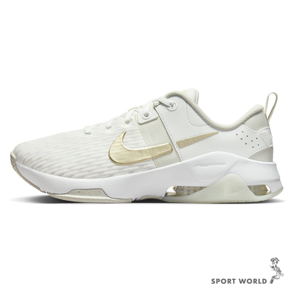 Nike 女鞋訓練鞋重訓健身Zoom Bella 6 Premium 白金【運動世界】FJ1589