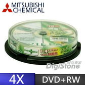 ◆加碼贈三菱CD筆◆免運費◆三菱 SERL 4X DVD+RW 4.7GB  可重復燒錄片(10片布丁桶裝)x3 30PCS