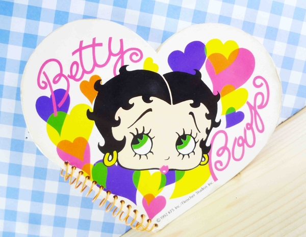 【震撼精品百貨】Betty Boop_貝蒂~便條本-愛心 product thumbnail 2