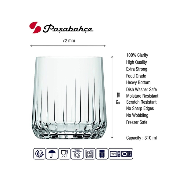 【Pasabahce】Nova Whiskey Tumbler 310mL 威士忌杯 酒杯 水杯 飲料杯 果汁杯 玻璃杯 product thumbnail 4