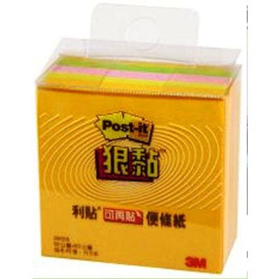 3M Post-it 利貼 狠黏可再貼便條紙-紙磚-2055S