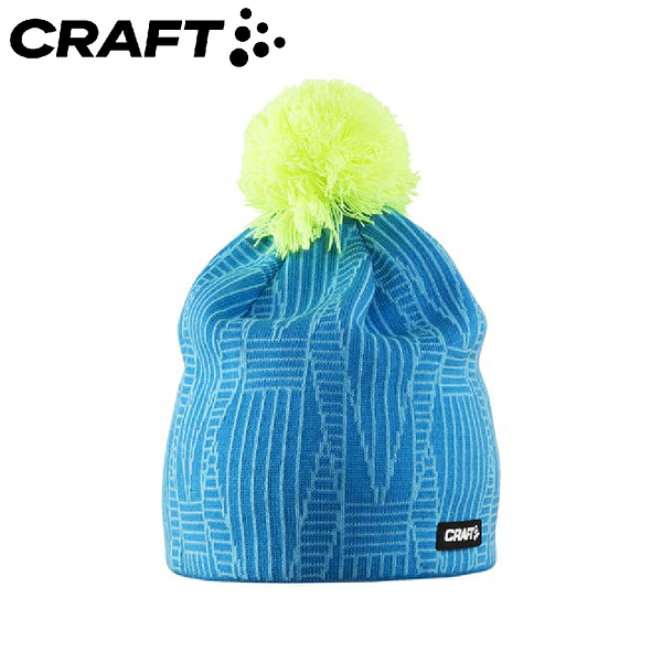 【CRAFT 瑞典 毛呢球球保暖帽《藍》】1903617/保暖帽/針織帽/毛線帽/休閒帽/毛帽
