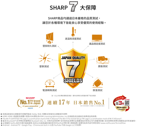 SHARP夏普42吋智慧聯網液晶顯示器2T-C42EG1X~含運僅配送1樓 product thumbnail 6