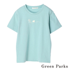 「Summer」胸口刺繡T恤上衣 - Green Parks