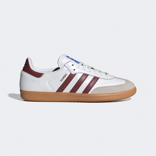 adidas 愛迪達 SAMBA OG 運動鞋 酒紅白 休閒鞋 經典 復古鞋 中性 IF3813 product thumbnail 6