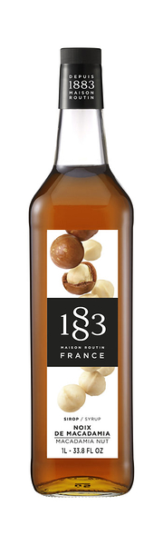 1883糖漿-法國頂級果露糖漿-【夏威夷豆 macadamia nut】1000ml-【良鎂】