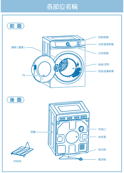 SAMPO聲寶 7公斤乾衣機 SD-7B~含拆箱定位 product thumbnail 5