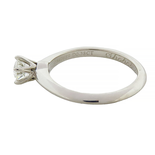 【二手名牌BRAND OFF】Tiffany & Co 蒂芬妮 Tiffany Setting 0.38CT 鑽石 PT950 鉑金戒指 product thumbnail 5