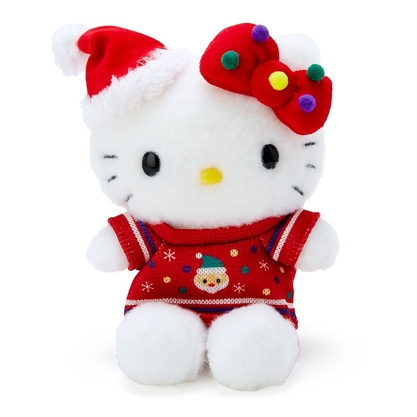 【震撼精品百貨】hello kitty 凱蒂貓~日本sanrio三麗鷗 kitty絨毛玩偶娃娃 (醜毛衣派對)*71059