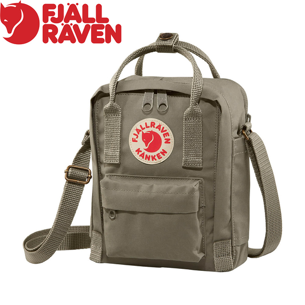 【Fjallraven 小狐狸 Kanken Sling旅行隨身袋《霧灰》】F23797/側背包/斜背包