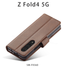 【錢包皮套】Samsung Galaxy Z Fold4 7.6吋 側掀插卡手機套/斜立保護殼/磁扣軟殼/SM-F936-ZW