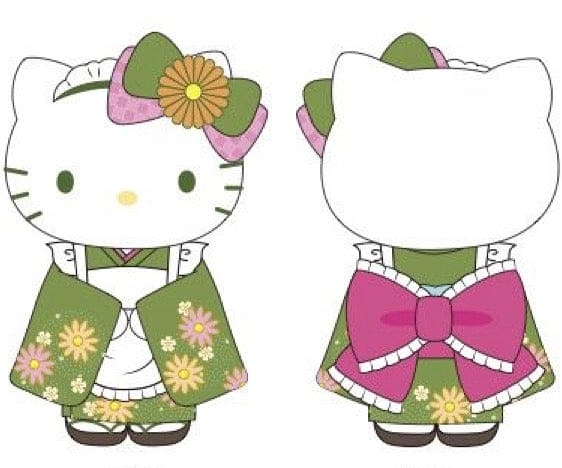 【震撼精品百貨】Hello Kitty 凱蒂貓~日本SANRIO三麗鷗 KITTY10吋絨毛玩偶娃娃-抹茶*15271