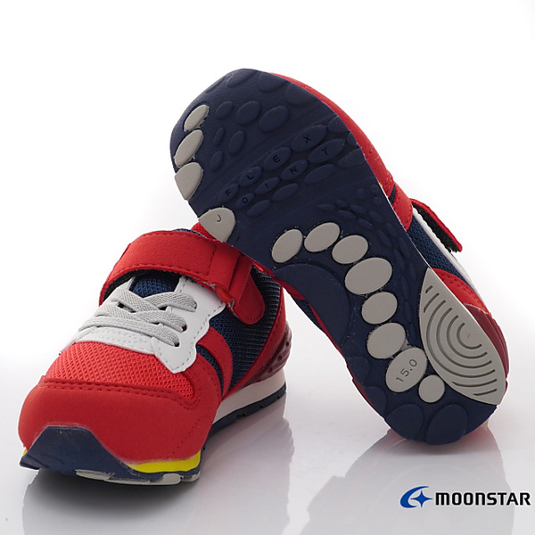 日本月星Moonstar機能童鞋HI系列2E寬楦頂級學步鞋款2121S2紅(中小童段) product thumbnail 7
