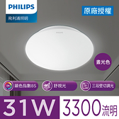 Philips飛利浦 悅歆31W LED 調光吸頂燈 6500K 晝光色