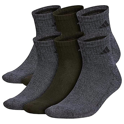 Adidas[美國進口厚襪] 男踝襪 (6双)