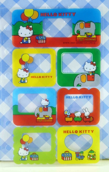 【震撼精品百貨】Hello Kitty 凱蒂貓~KITTY貼紙-六孔框象