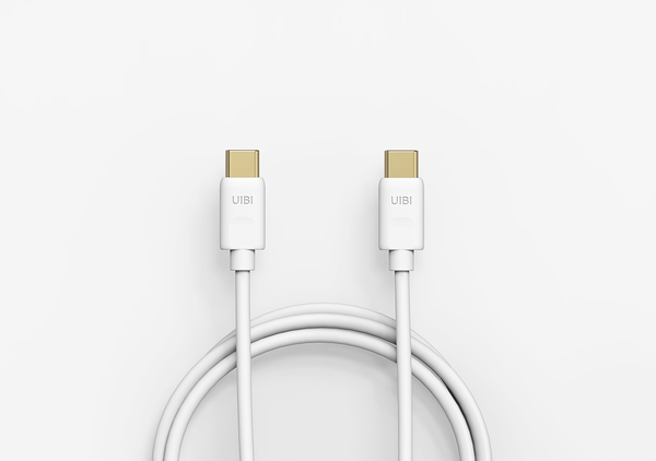 【UIBI】1M柔膚矽膠充電線(USB-C to USB-C)-共3色