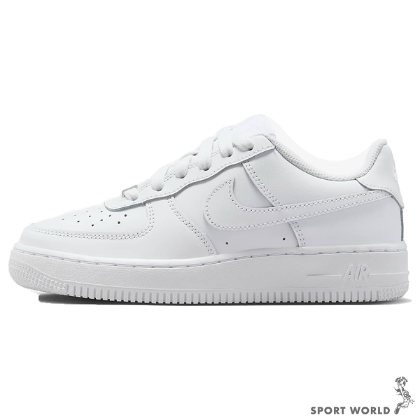 Nike 女鞋 大童鞋 休閒鞋 AIR FORCE 1 LE (GS) 白【運動世界】FV5951-111