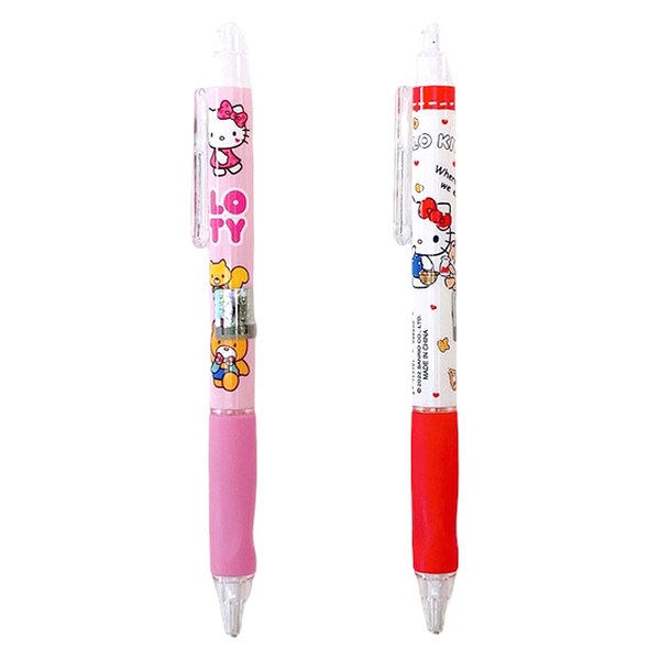 小禮堂 Hello Kitty 筆夾式自動鉛筆 0.5mm (2款隨機) 4713791-948890