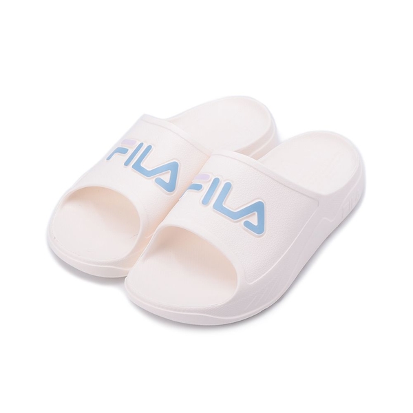 FILA PLUMPY SLIDE 拖鞋 米/粉 4-S334X-113 女鞋