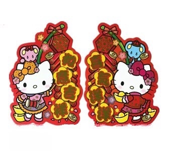 【震撼精品百貨】Hello Kitty 凱蒂貓~日本sanrio三麗鷗 KITTY新年 賀年春節對聯-如意吉祥*17969