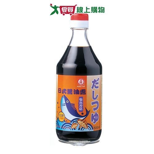 工研日式醬油露（柴魚香菇）500ml【愛買】