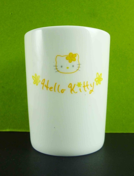 【震撼精品百貨】Hello Kitty 凱蒂貓~陶瓷杯~黃花