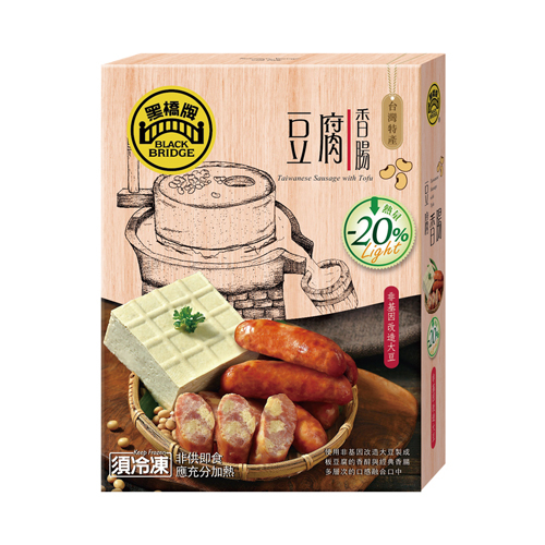 【黑橋牌】360g豆腐香腸(2019新上市)+360g義式香草墨魚香腸 product thumbnail 4