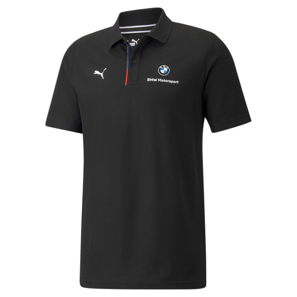 【現貨】PUMA BMW MMS 男裝 Polo衫 大跳豹 休閒 賽車 歐規 黑【運動世界】53119301